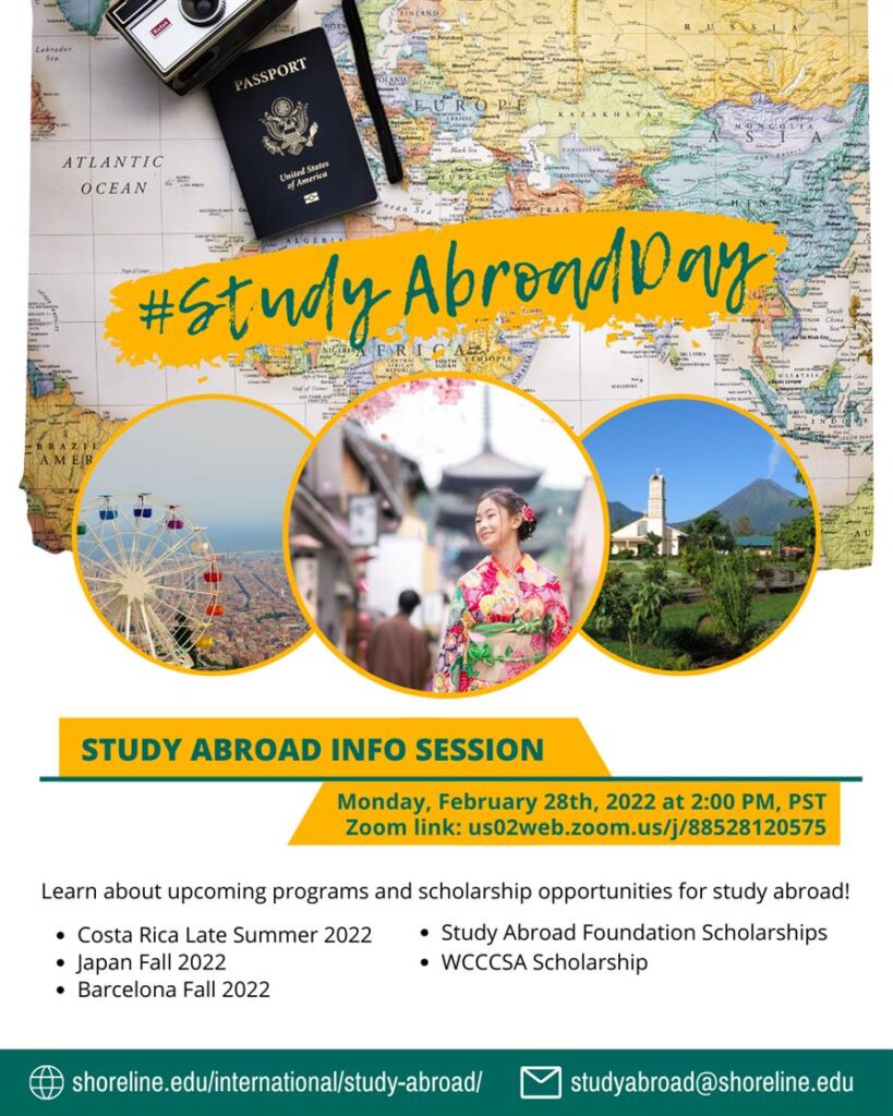 study abroad event info