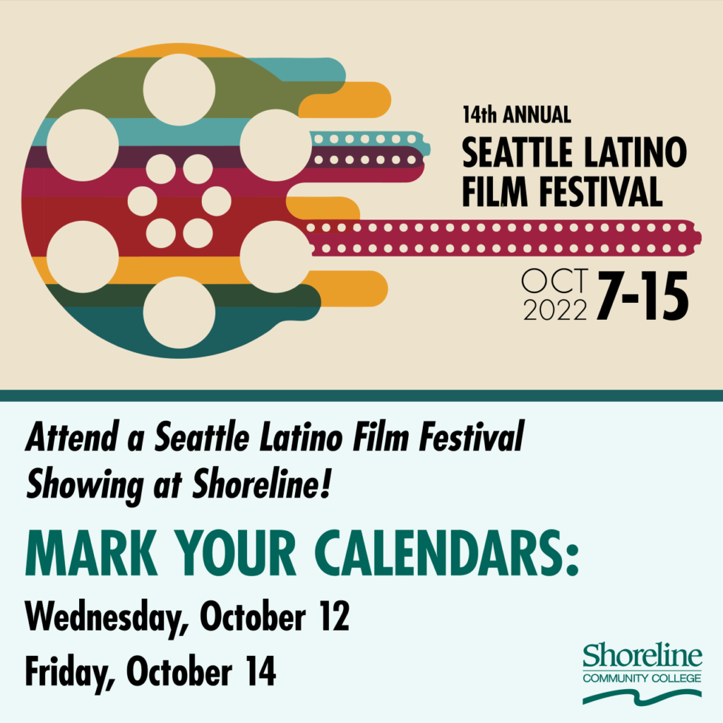 Latino Film Festival event info listed on image