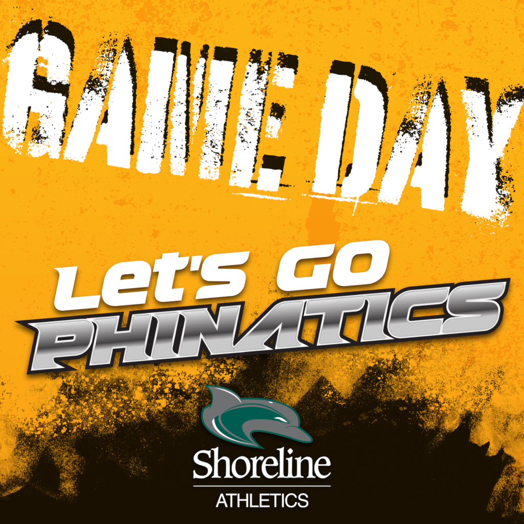shoreline game day orange with dolphie