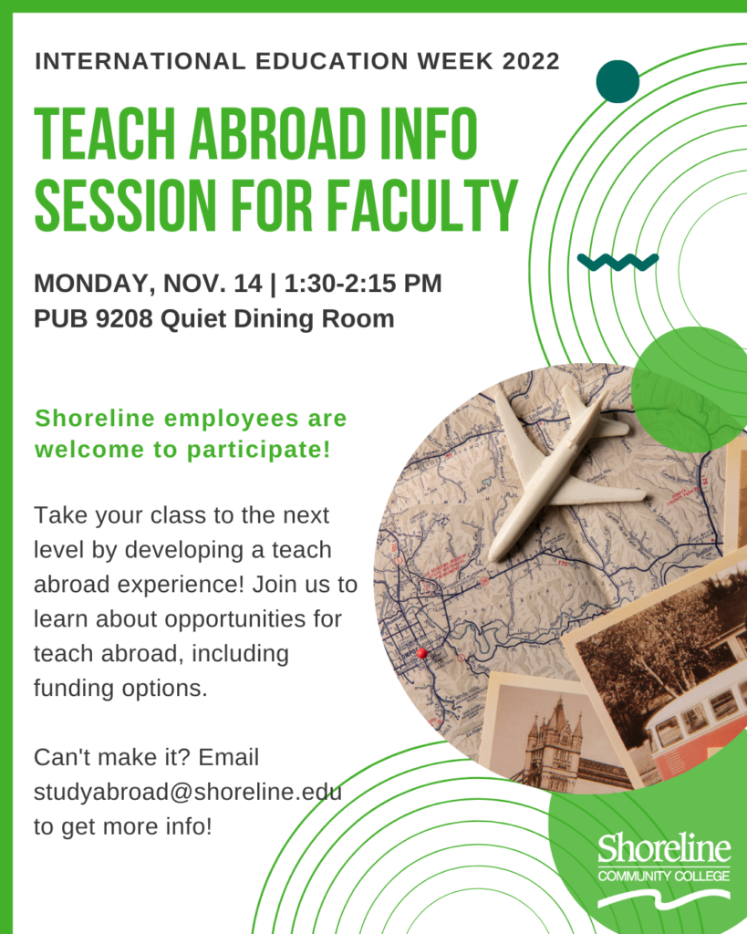 IE Teach abroad event info