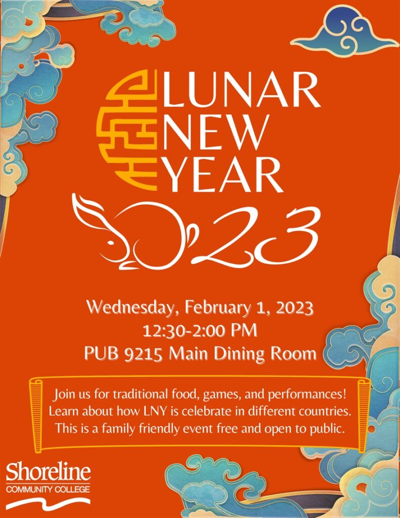 Lunar New Year event info listed on a graphic