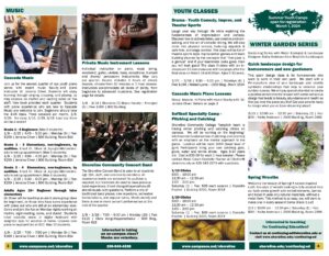 These are pages from the Continuing Education Flyer with offerings for the Winter 2024 Quarter