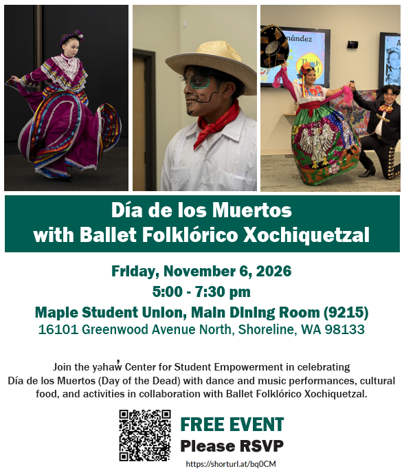 Flyer featuring event details.