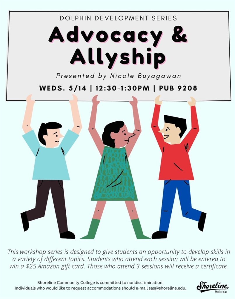 Flyer featuring event details included in the blog post. 