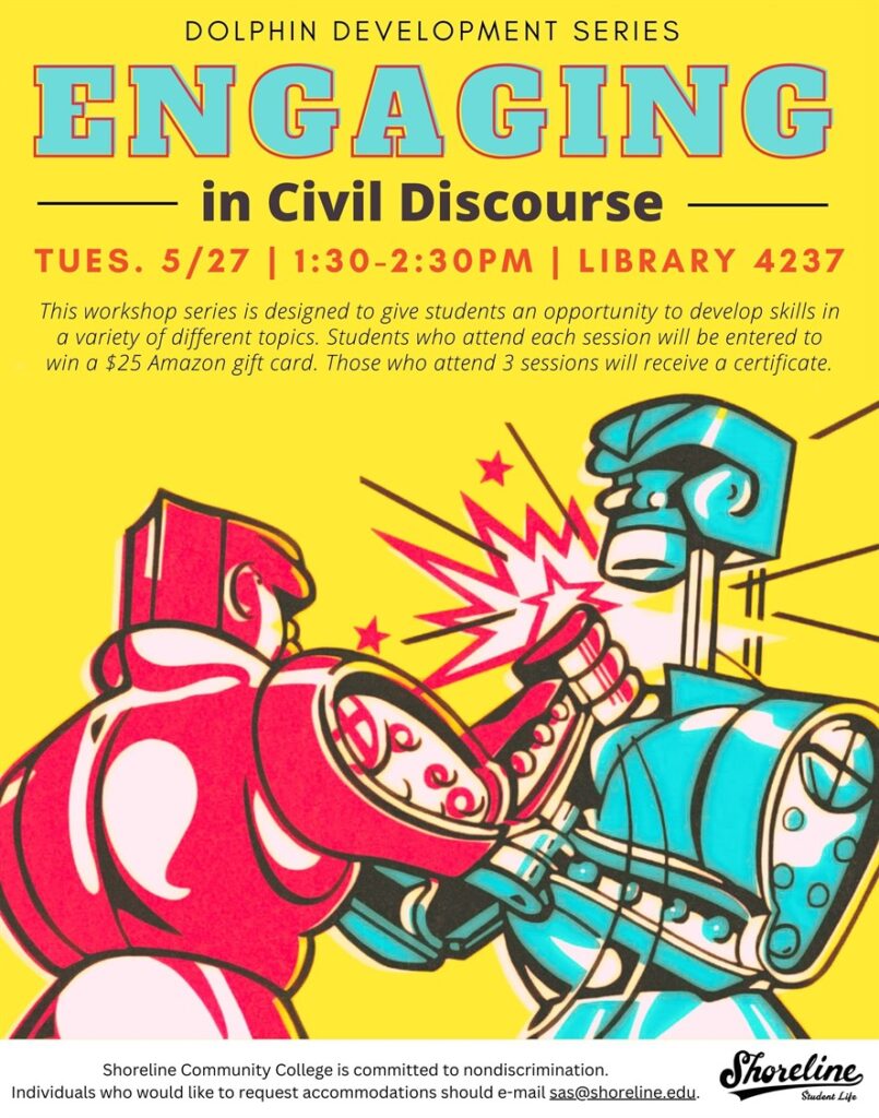 Cartoon of two robots fighting.