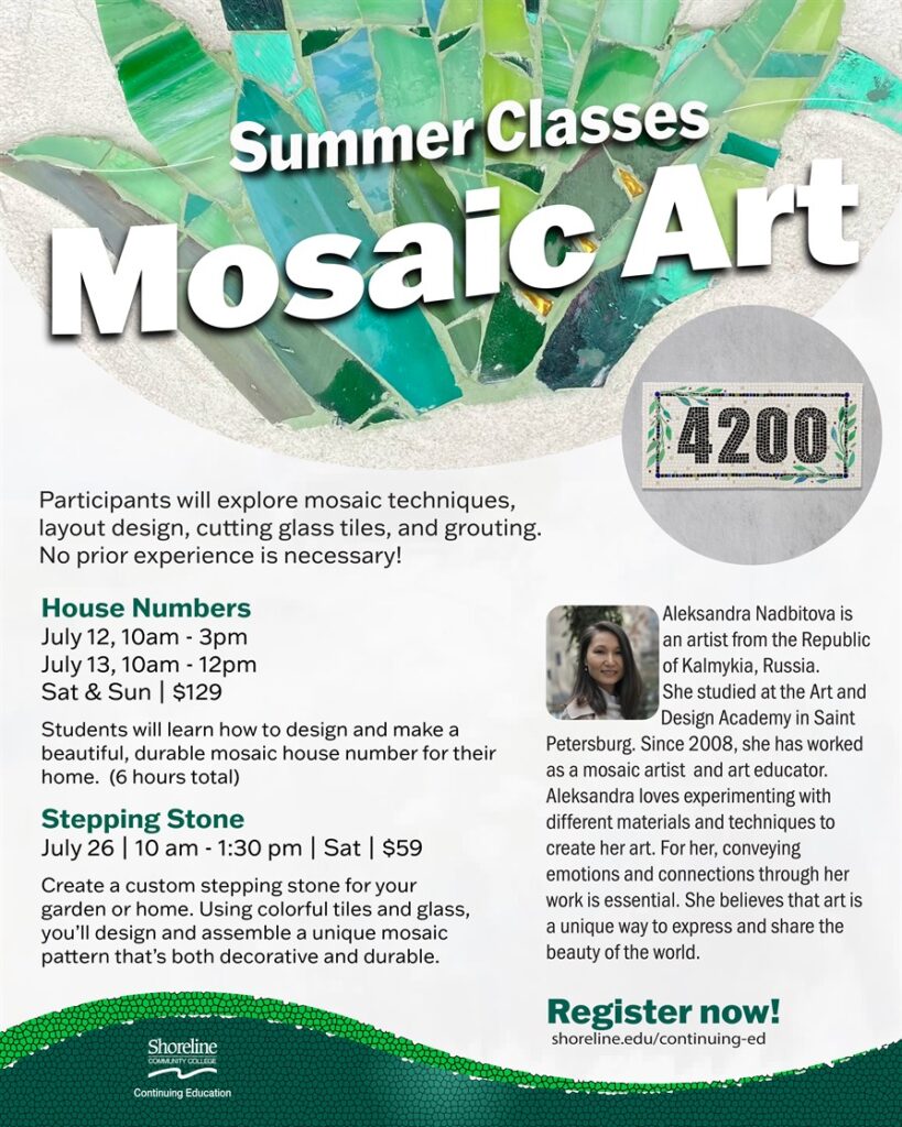 Flyer with event details that are included in the blog post.