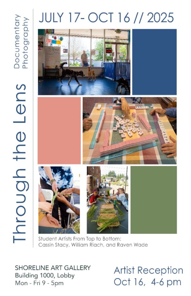 Event flyer featuring a collage of student photography.