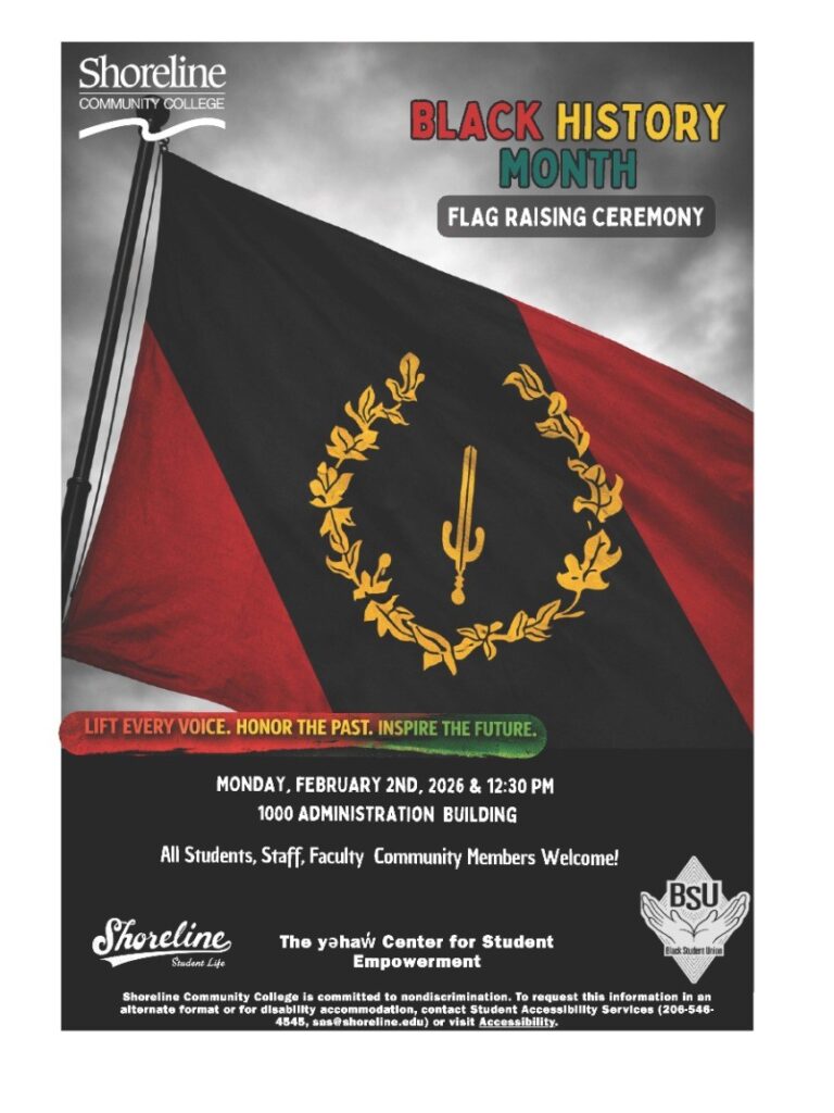 Flyer featuring event details.