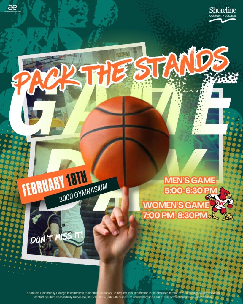 Poster featuring event details.